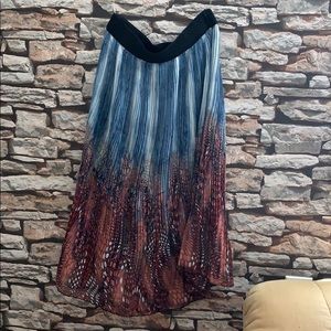 Gorgeous Abstract Ocean Studio West Sz L Skirt